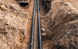 replace underground pipes