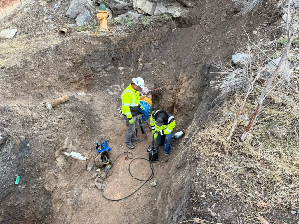 Steep Terrance Installation