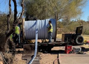 Golf course pipeline repair