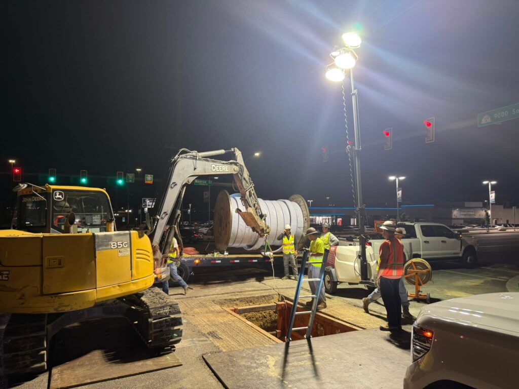 Nighttime Pipeline Rehabilitation